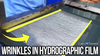 HOW TO FIX WRINKLES IN HYDROGRAPHIC FILM Liquid Concepts | Weekly Tips and Tricks