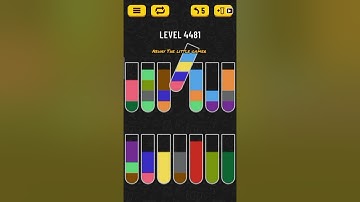 Water sort puzzle level 4481