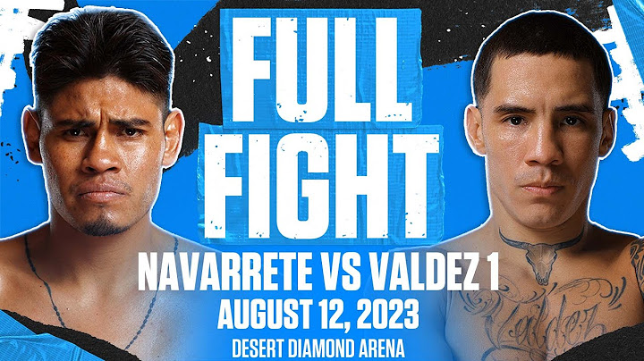 The Electric First Fight Between Emanuel Navarrete and Oscar Valdez | FULL FIGHT | AUG 12, 2023