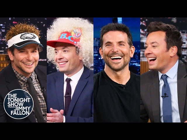 Bradley Cooper Can't Stop Laughing on The Tonight Show | The Tonight Show Starring Jimmy Fallon class=