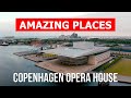 Copenhagen Opera House in 4k. Denmark, Copenhagen to visit