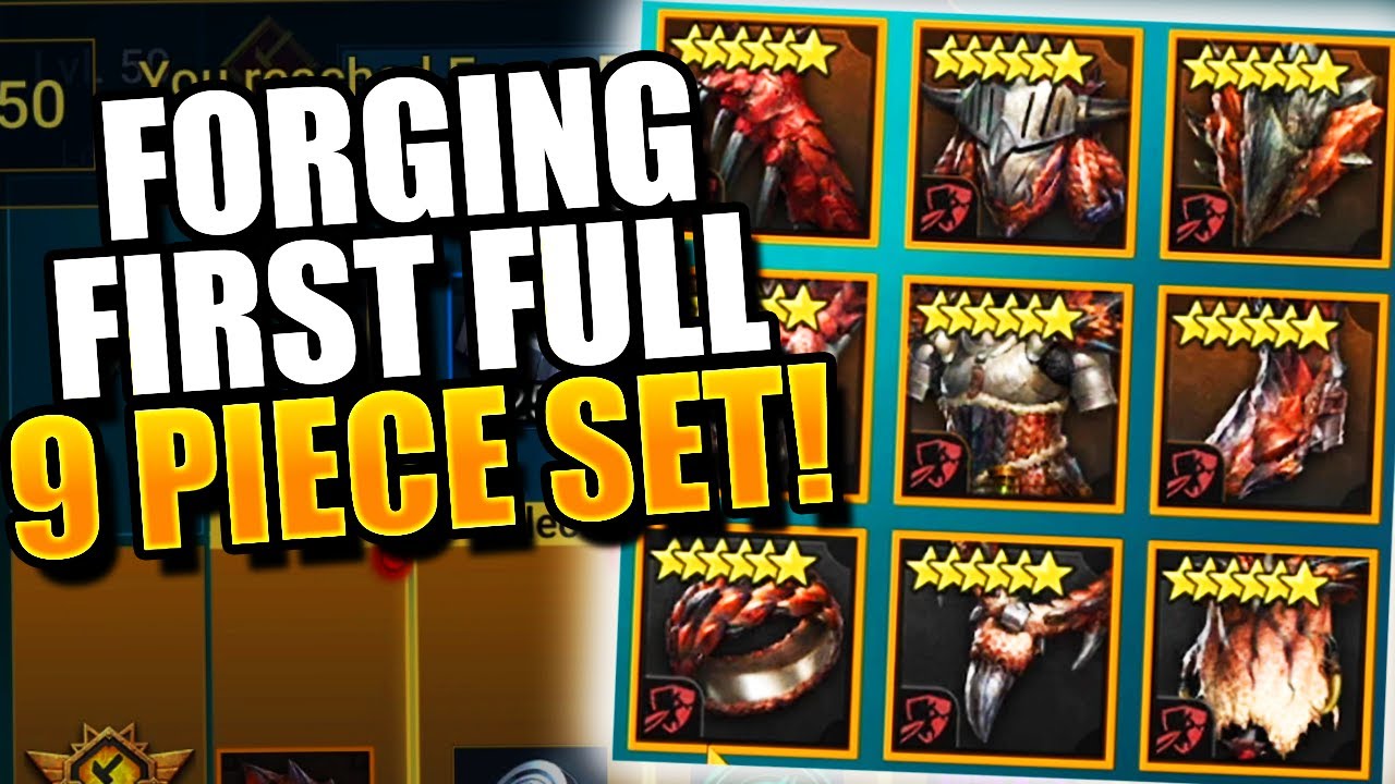 I BOUGHT IT ALL! 9 Piece Set Build and Test | Raid: Shadow Legends