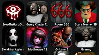Horror Games Room 666, Madhouse 13, Origins 3, Granny 2.. Frg