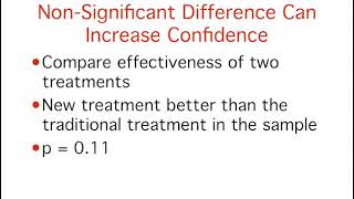 Interpreting Non-Significant Results