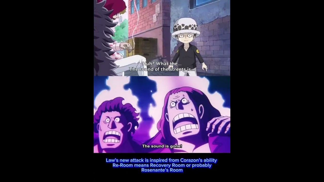 One piece episode 1067: Law’s new awakening attack is  inspired from Corazon’s ability 