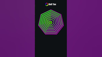 The Way These Polygons Move Within Each Other Is INCREDIBLE | Locrian Mode #polyrhythms #shorts