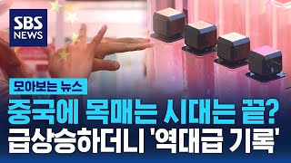 중국만 보는 시대는 끝났다…날개 달고 '역대급 기록' / SBS / 모아보는 뉴스
