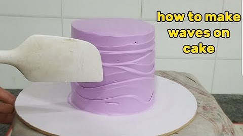How To Make Waves on Cake  @NadiyaTanvir