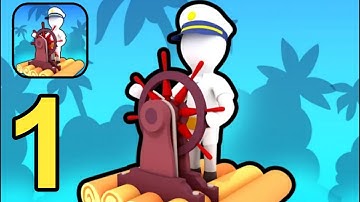 Idle Raft: Capture islands - Gameplay Walkthrough Part 1 Intro,Tutorial ( Android,iOS )