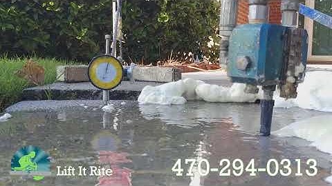 Lift It Rite - Lifting Concrete with FOAM Timelapse