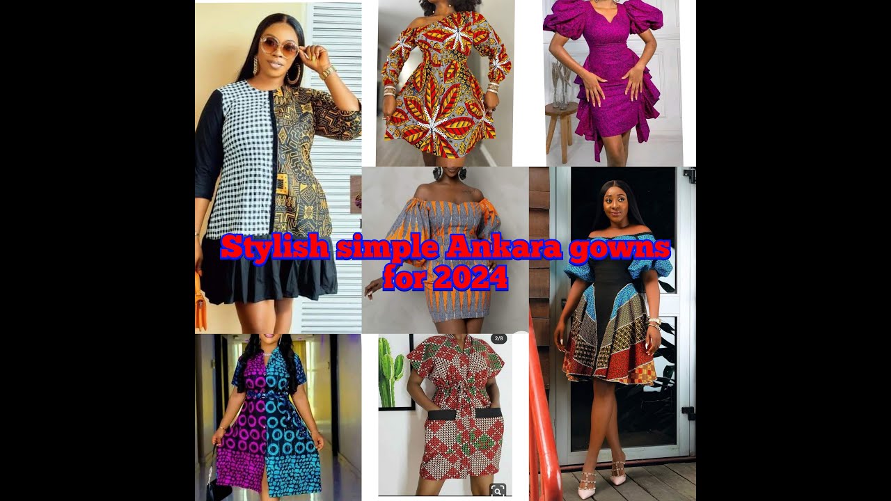 71 Beautiful Simple Ankara Gown Styles For 2024 | ThriveNaija | Ankara gown  styles, Simple ankara gown styles, Simple ankara gowns