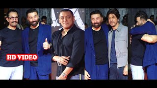 Shahrukh Khan, Salman Khan, Amir Khan, Khans Of Bollywood at Sunny Deol gadar 2 Success House Party