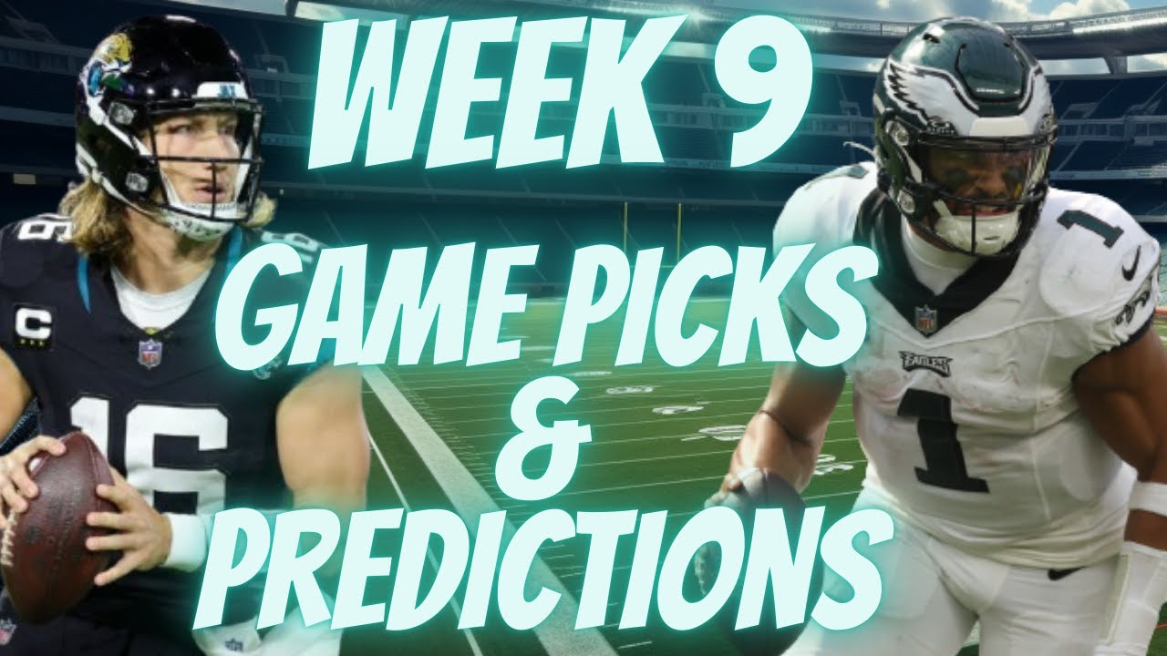 NFL Week 9 Predictions and Picks 2024: ESPN Pick'em Week 9 - YouTube
