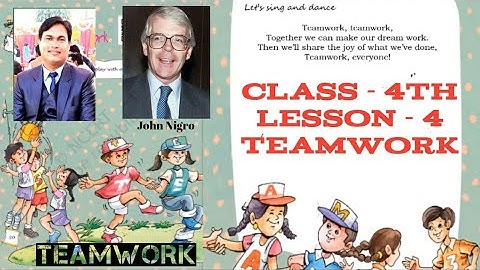 Class 4th | English | Lesson - 4 | Teamwork | By Mr. Gurvinder Matharu