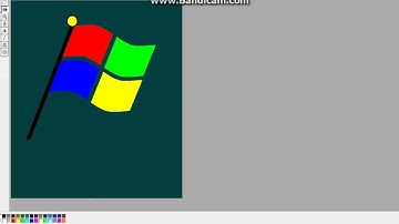 Windows XP boot screen 8-bit (with Windows 98 paint