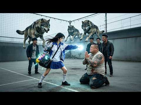 18yo rual girl surrounded beaten by wolves,she has power defeat bullies,learn her name,beg in cry！