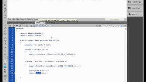 Static methods and properties in Actionscript 3.0