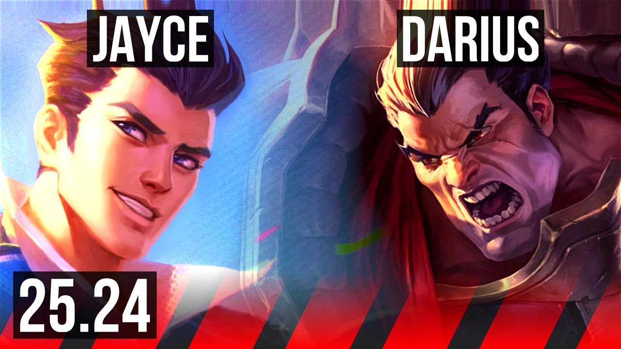 JAYCE vs DARIUS (TOP) | KR Master | 25.24