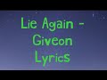 Lie Again - Giveon Lyrics