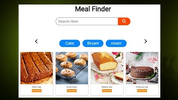 Food Recipe App Using API | Vanilla JS Project