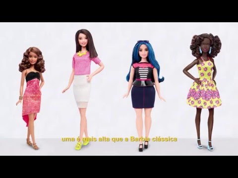 Barbie ganha três novos tipos de corpo