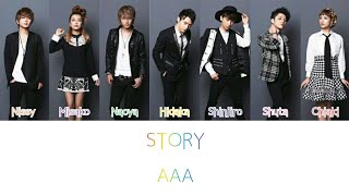 AAA - STORY (Color Coded Lyrics Kan/Rom/Eng)