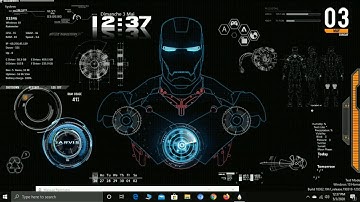 How to customize your desktop As Iron Man Jarvis - Sl Junior