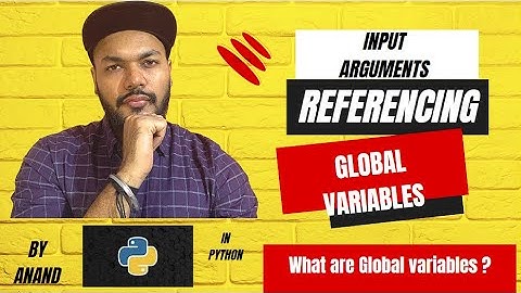 Input Arguments Referencing Global Variables in python #python #globalvariables #arguments