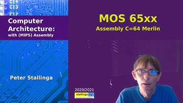 Computer Architecture: MOS65xx Assembly in C=64 Commodore Merlin