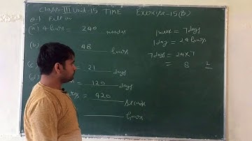 Junior maths class-3 Unit-15 Time Ex-15B
