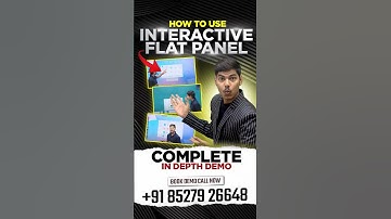 How to Use Interactive Flat Panel Complete In Depth Demo
