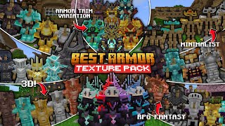7 COOL ARMOR TEXTURE PACKS FOR MCPE 1.26 