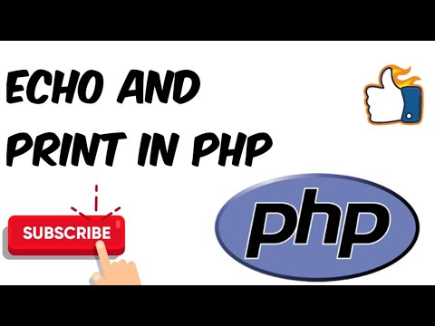2.. Echo and Print in PHP | Hindi | Urdu