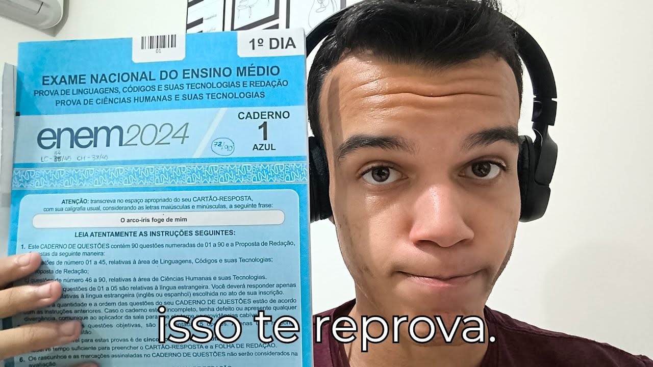 Fazer provas antigas do Enem desse jeito pode te REPROVAR (e isso é grave)