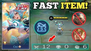 Nerfed Cici New Emblem For Fast Item 100% Broken Cici Best Build -Mlbb