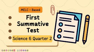 SCIENCE 6 QUARTER 2 SUMMATIVE TEST 1