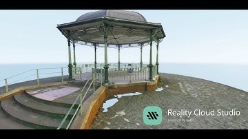 Small Bandstand in Stourbridge, captured with the Leica RTC360 and processed in Reality Cloud Studio