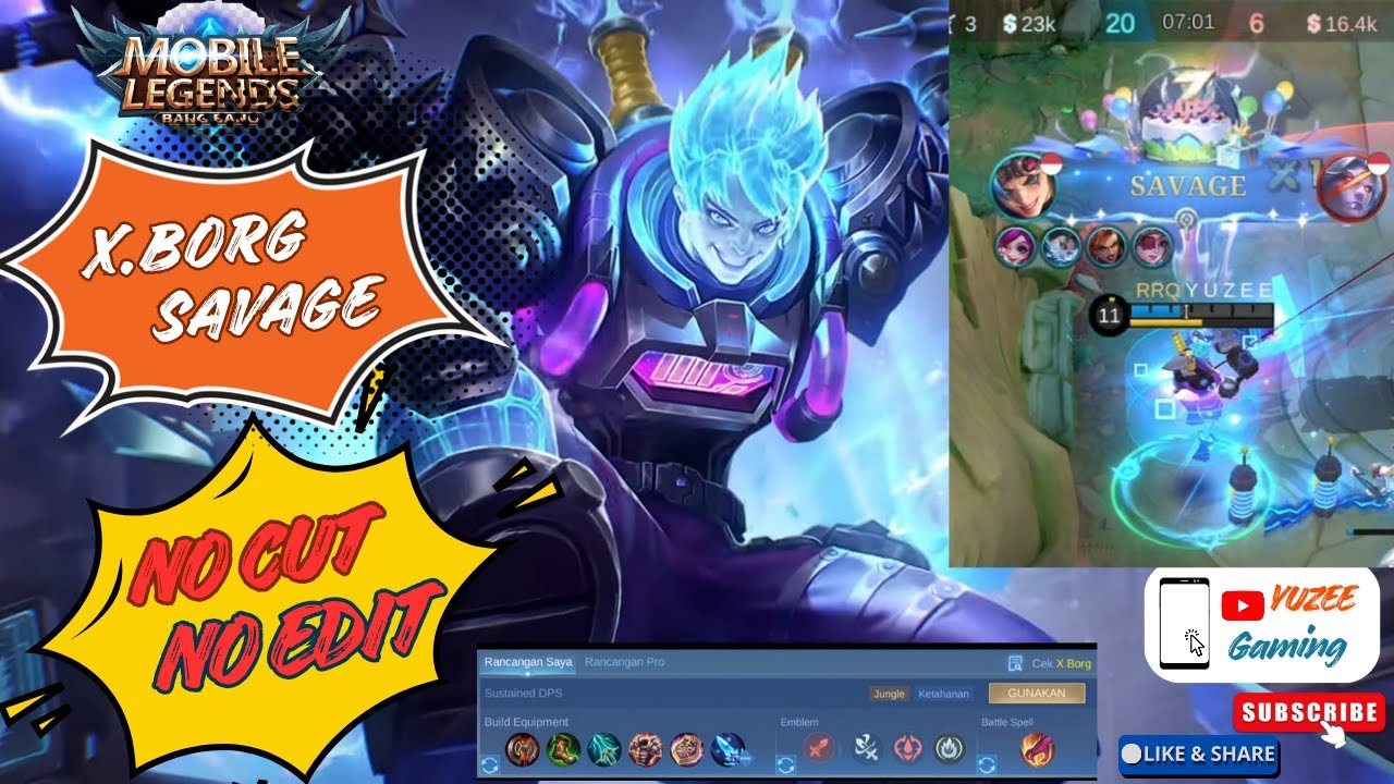 DUARRR!!! TIBA-TIBA X. BORG SAVAGE || 