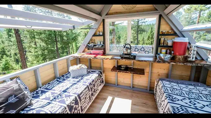 A Frame Tiny House Rental built for only $2k!