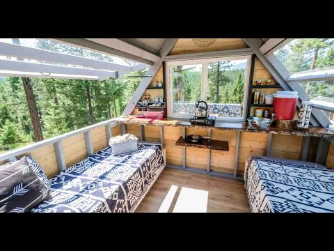 A Frame Tiny House Rental built for only $2k!