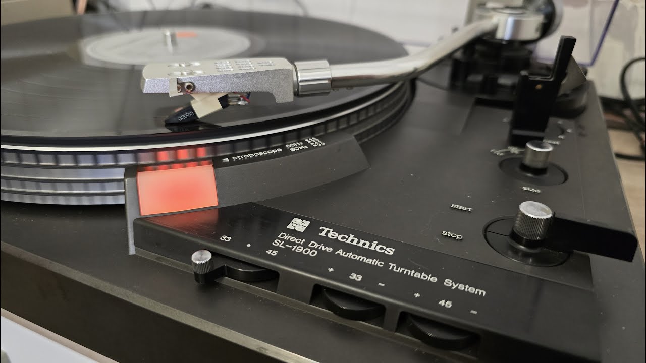 Technics SL-1900 Звук из прошлого - YouTube