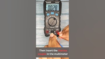 °C live test in multimeter (TH-M100)