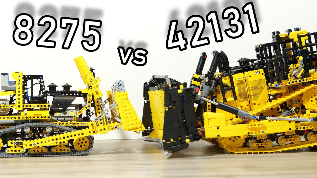 hastighed billetpris Tilbageholde LEGO Bulldozer Comparison | LEGO 42131 vs 8275 | LEGO 8275 vs 42131 |  Compare Cat D11 LEGO 2021 - YouTube