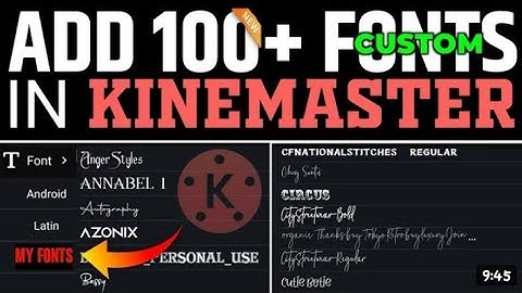kinemaster me font kaise add kare 💓how to download apk editor💓