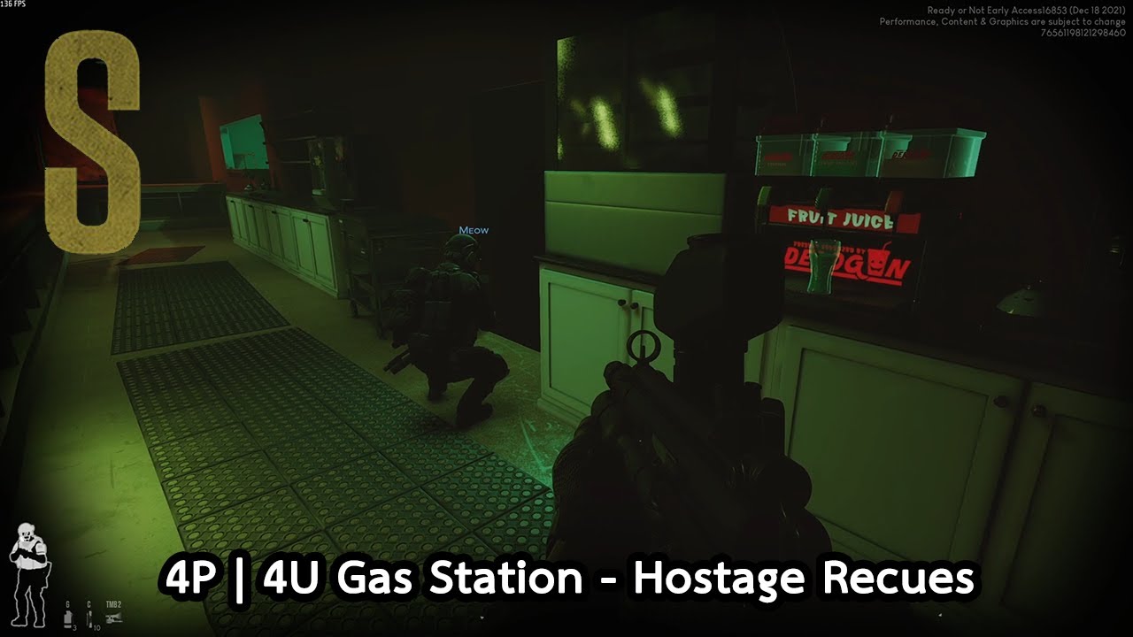 Ready or Not (ไทย/TH) S Rank 4P 4U Gas Station Hostage Rescue