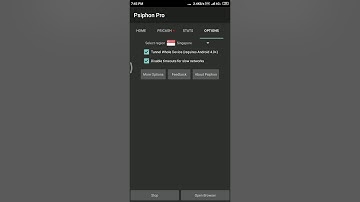 Psiphon pro settings to connect with internet