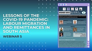 Lessons of the COVID-19 pandemic: Labour migration and remittances in South Asia