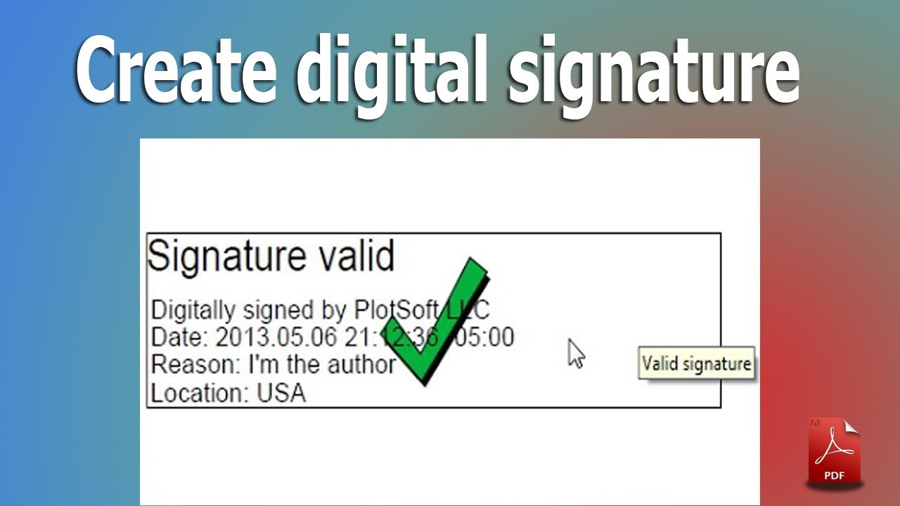 how to create an electronic signature with adobe