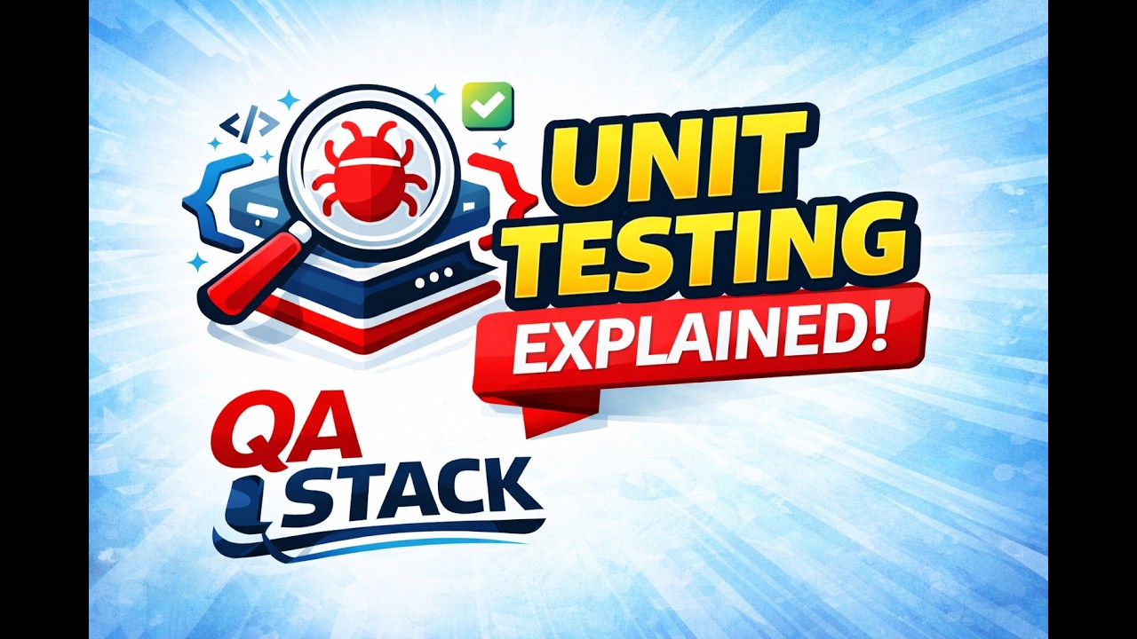 Unit Testing Tutorial for Beginners | QA Stack 🔥 - YouTube