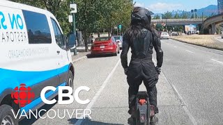 B.C. unicyclists hit with pricey tickets